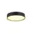 SLV Decona 30 Ceiling Light Aluminium Black Round 17W 1760lm - 930-940 CCT | IP44 - Best Colour Rendering - Dimmable 