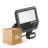 Multipack 5x Ledvance LED Floodlight Aluminium Black 41W 6000lm 100D - 840 Cool White | IP65 - Motion And Light Sensor - Symmetrical
