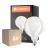 Multipack 6x Ledvance LED Classic E27 Globe Frosted 11W 1521lm - 827 Extra Warm White | Dimmable - Replaces 100W